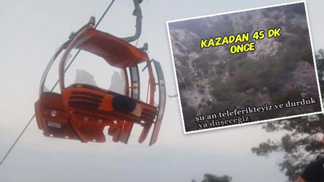 Facia ‘geliyorum’ demiş! Teleferik kazasından 45 dakika önce çekilen video ortaya çıktı