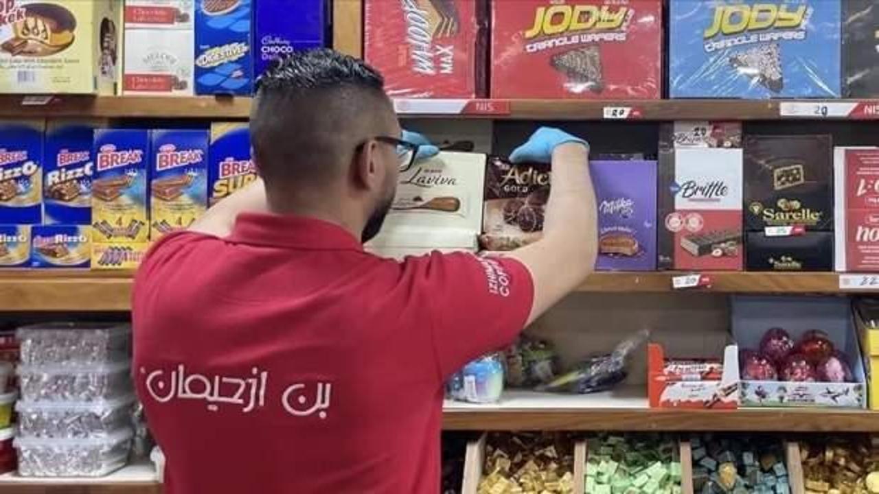 Filistinliler marketlerdeki Türk ürünlerini tercih ediyor