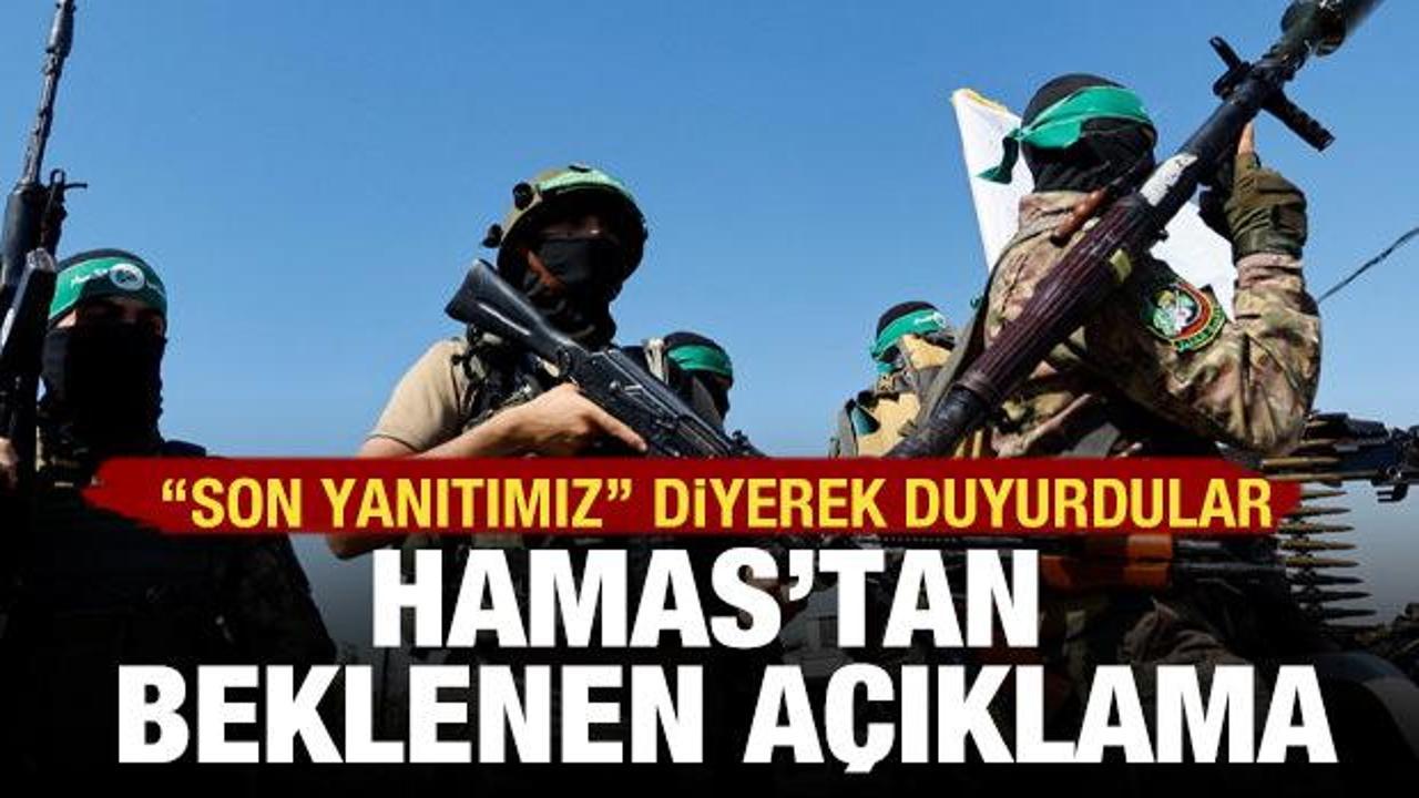 Hamas: İsrail’in yeni engelleri olmadığı sürece atmosfer olumlu