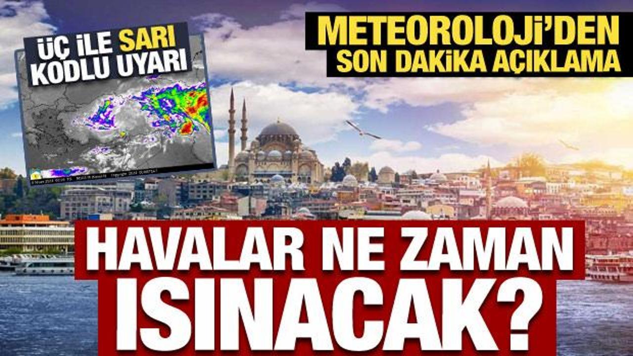 Havalar ne zaman ısınacak? Meteoroloji’den son dakika açıklama