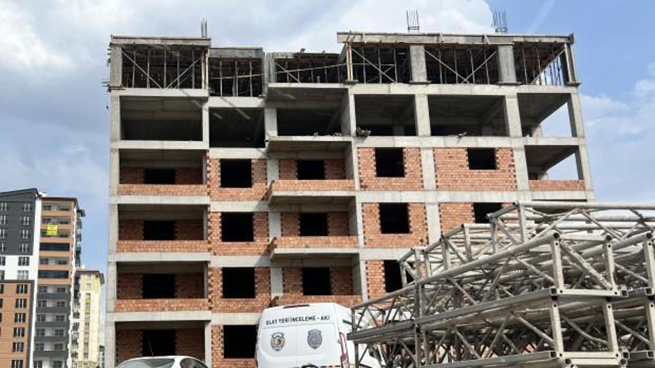 İnşaatın altıncı katından düşen kalıp ustası feci şekilde can verdi