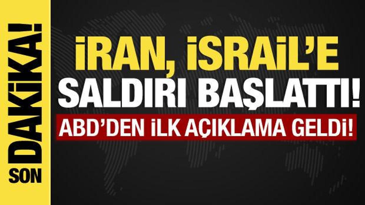 İran, İsrail’e saldırı başlattı! Beyaz Saray’dan ilk açıklama