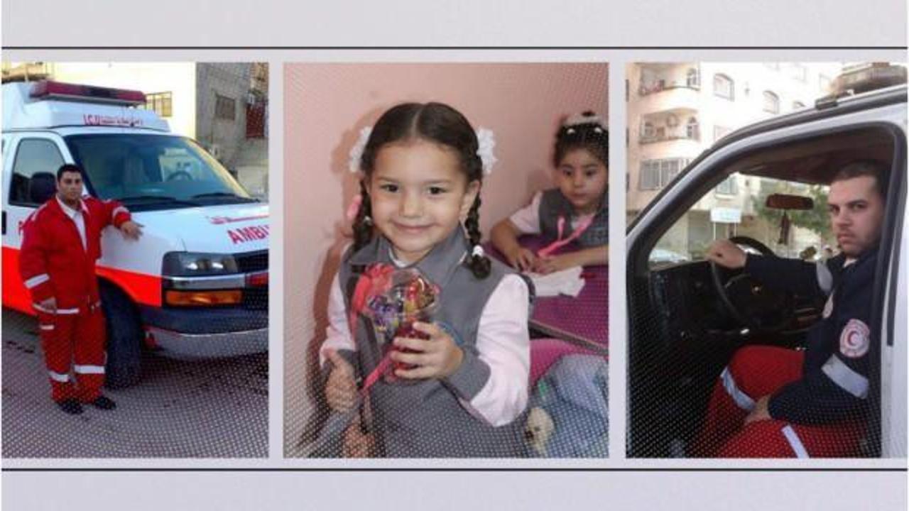 Yaralı kıza yardımına giden ambulansı İsrail vurmuş