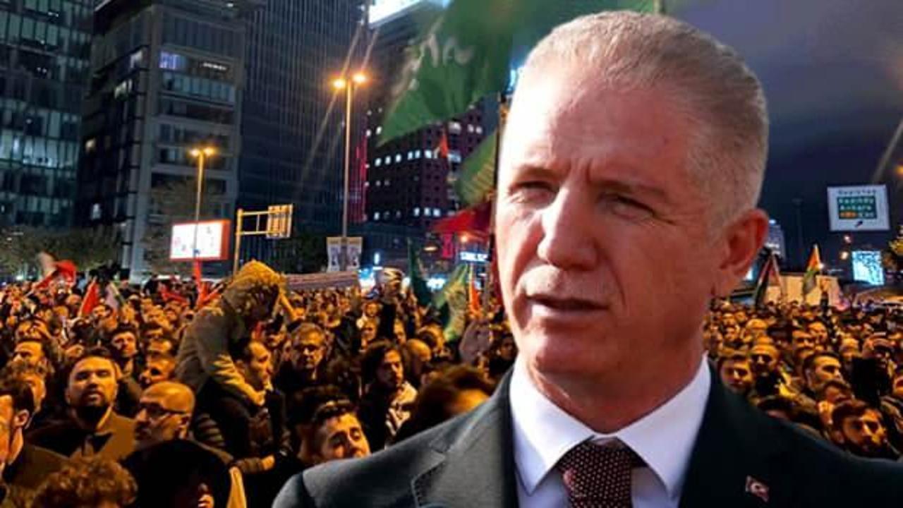 İstanbul Valisi Gül’den protesto açıklaması: Katil arayan İsrail’e baksın!