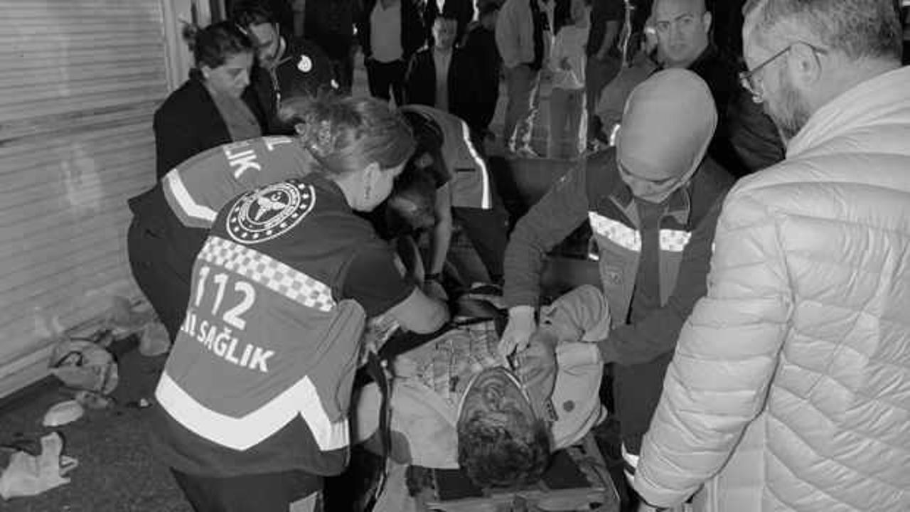 Kamyonetle otomobil çarpıştı! Kanlar içinde kalan adam yakınlarını aradı