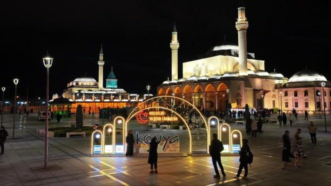 Konya’da ışıklı TAG’larla Ramazan coşkusu
