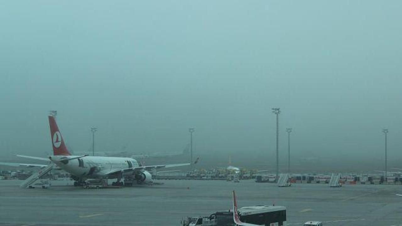 Ordu’da hava ulaşımına sis engeli