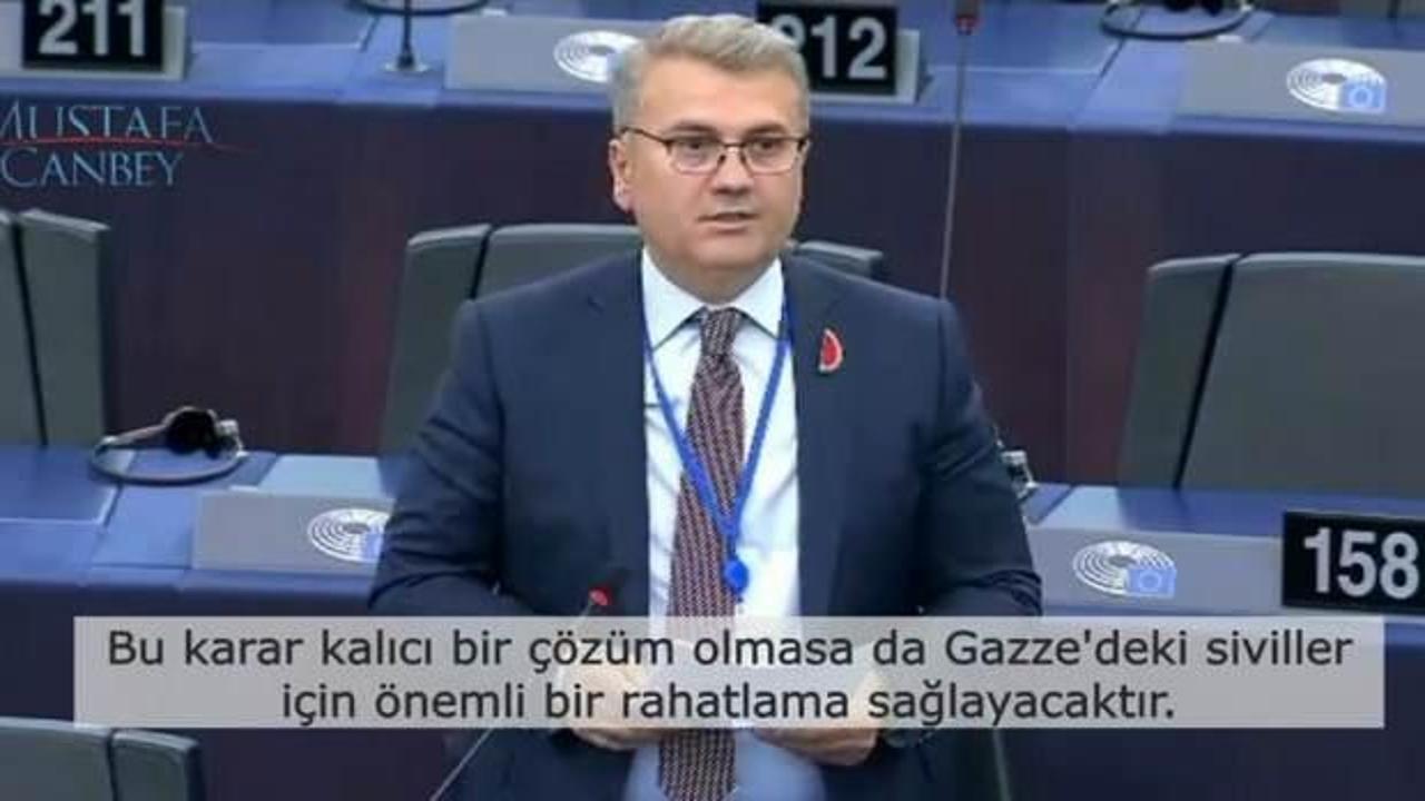 AK Partili Canbey’den AKPM Genel Kurulu’nda İsrail’e tepki