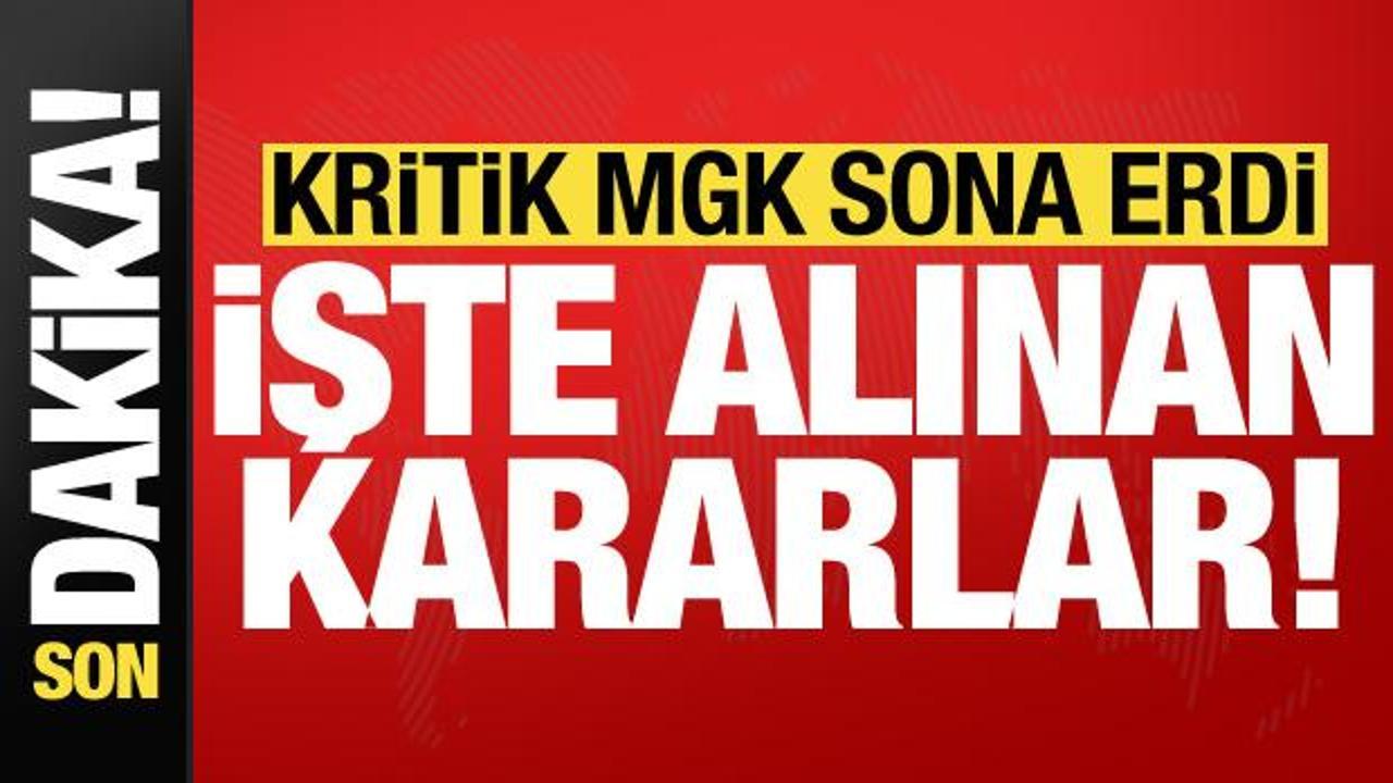 Son dakika: Kritik MGK toplantısı sona erdi! Birazdan açıklama gelecek…