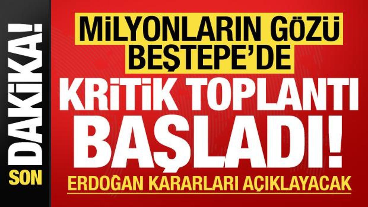 Son dakika: Milyonları gözü Beştepe’de! Erdoğan başkanlığında kritik toplantı başladı…