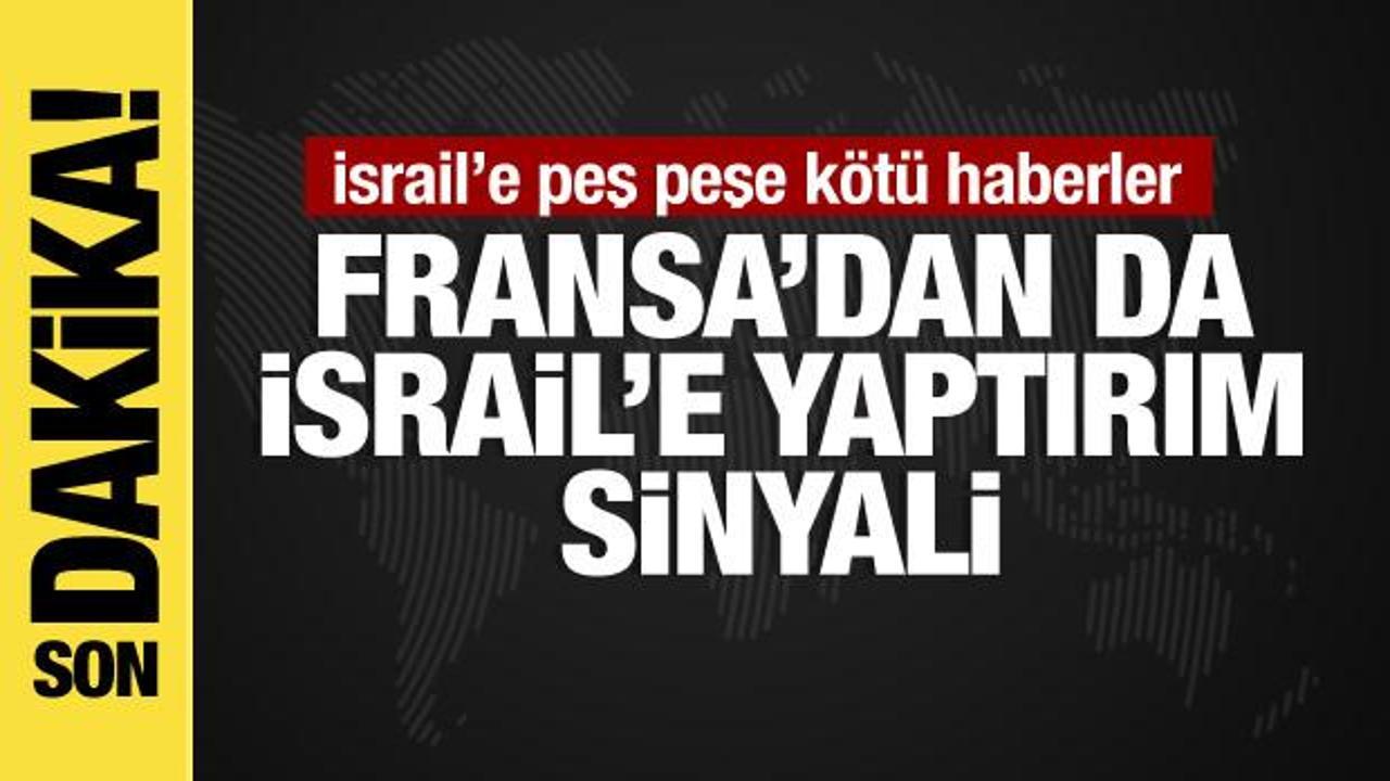 Son dakika… Türkiye’nin ardından Fransa’dan da İsrail’e yaptırım sinyali