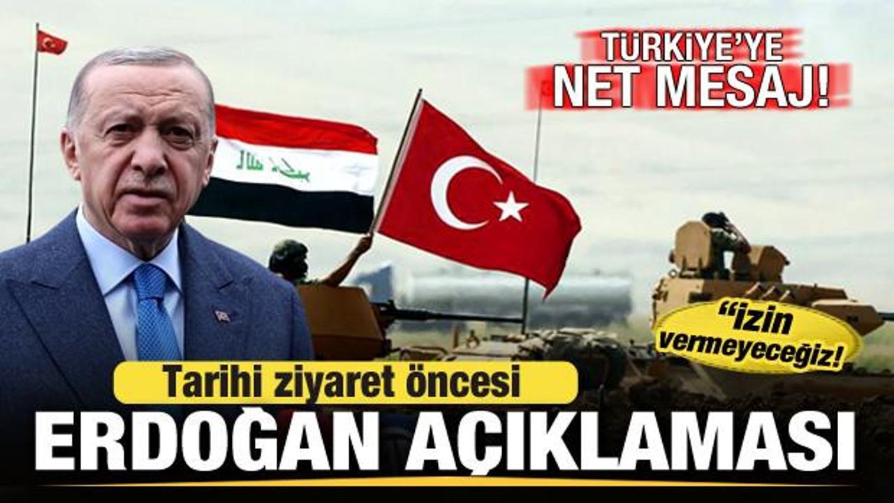 Tarihi ziyaret öncesi Erdoğan açıklaması! Türkiye’ye net mesaj: İzin vermeyeceğiz