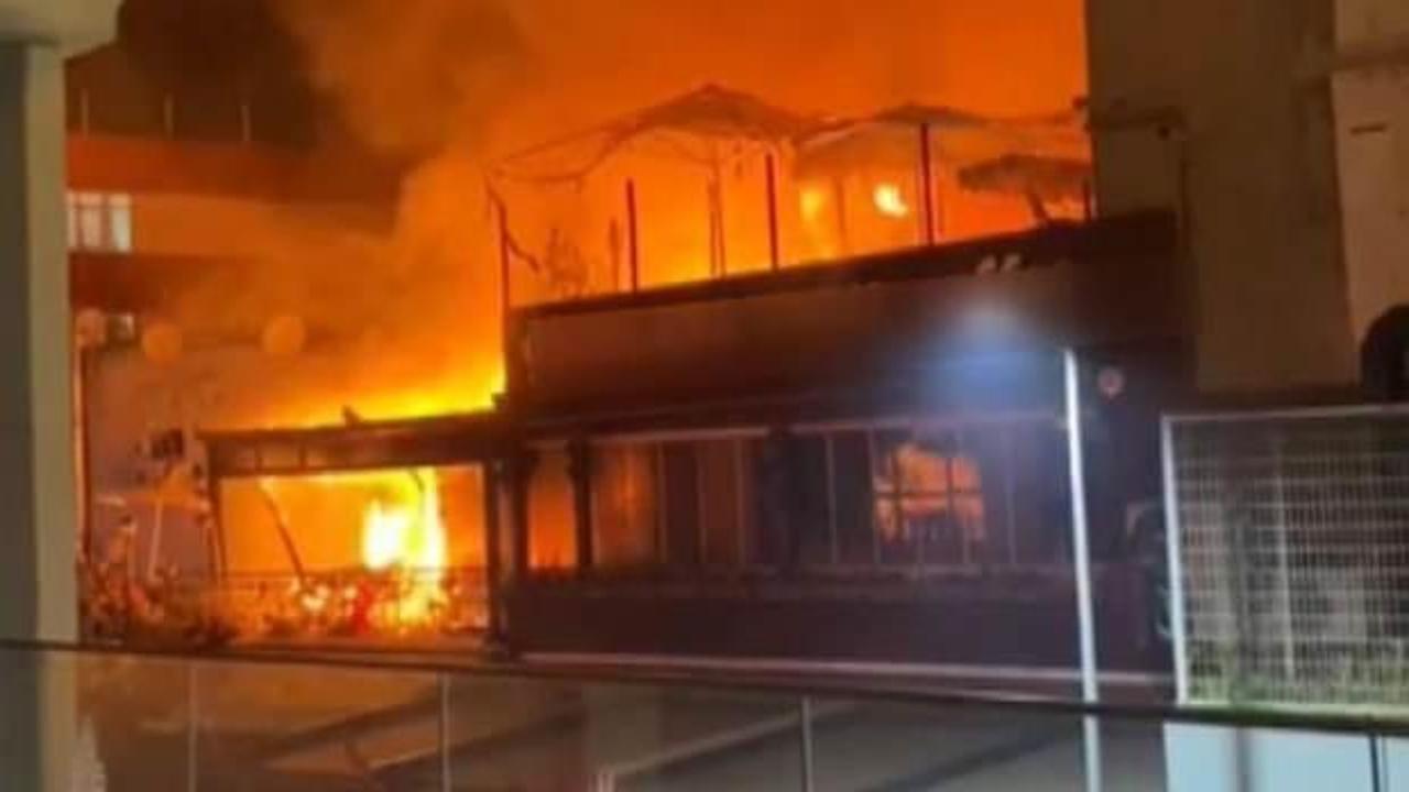 Üsküdar’da korkutan yangın