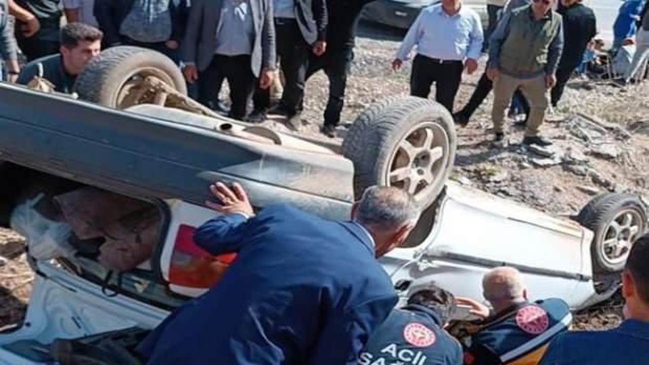 Yüksekova’da otomobil devrildi: 9 yaralı