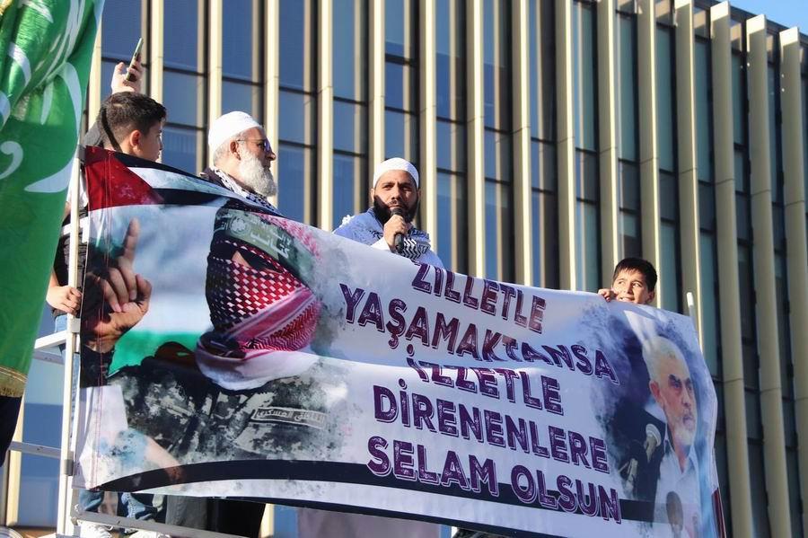 Gazze yürüyüşüne damga vuran isim: Önce Ebu Ubeyde sonra o