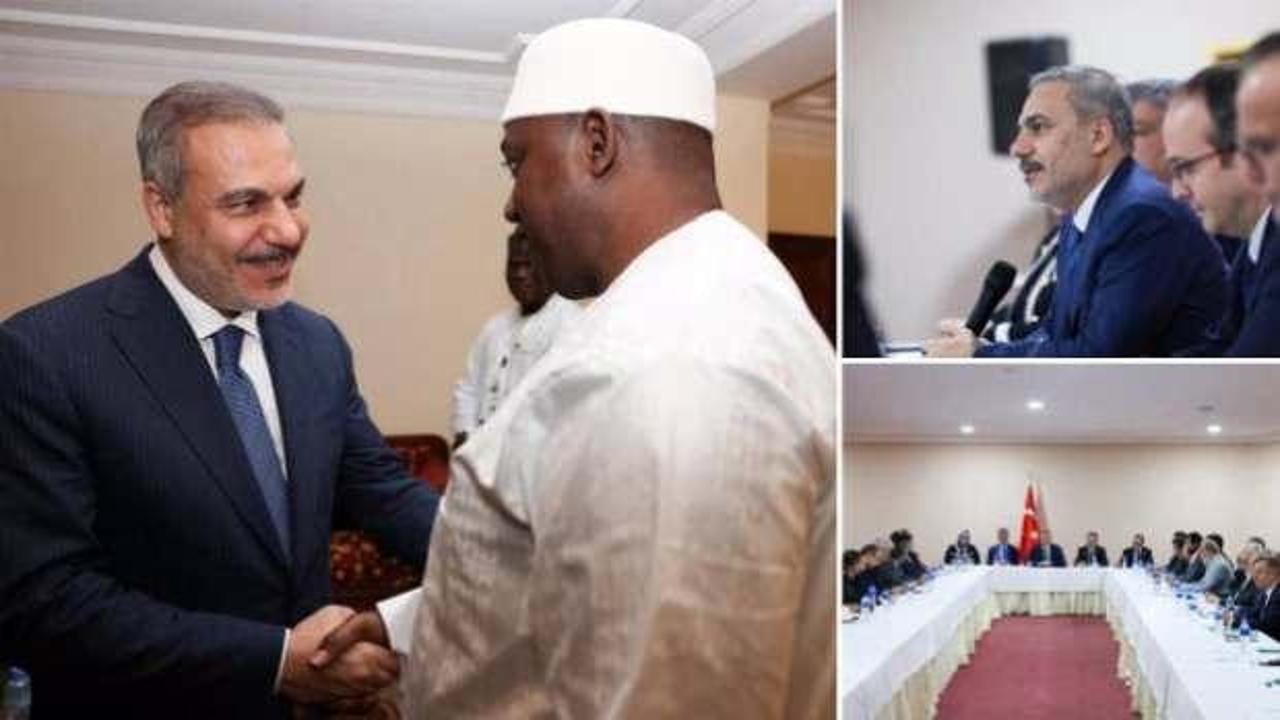 Bakan Fidan’dan Gambiya’ya ziyaret