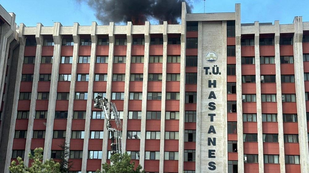 Trakya Üniversitesi Tıp Fakültesi Hastanesi'nde yangın