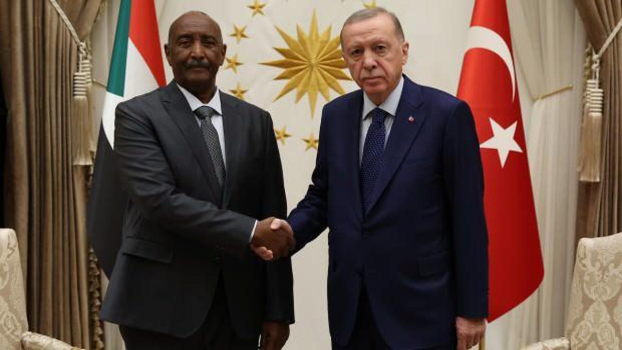 Cumhurbaşkanı Erdoğan, Sudan Egemenlik Konseyi Başkanı El Burhan ile görüştü