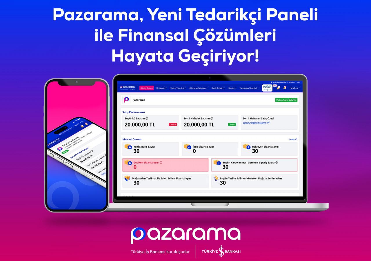 Pazarama, yeni tedarikçi paneli ile finansal çözümleri hayata geçiriyor!