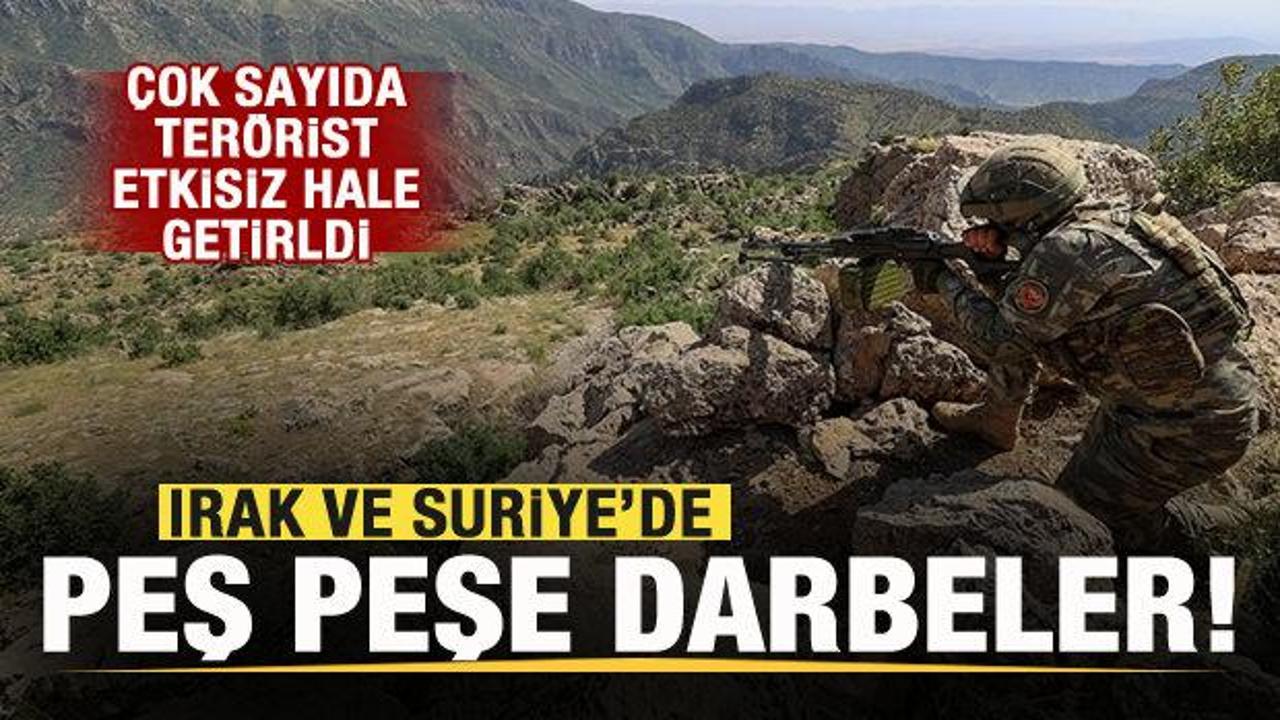 MSB duyurdu: Çok sayıda terörist öldürüldü