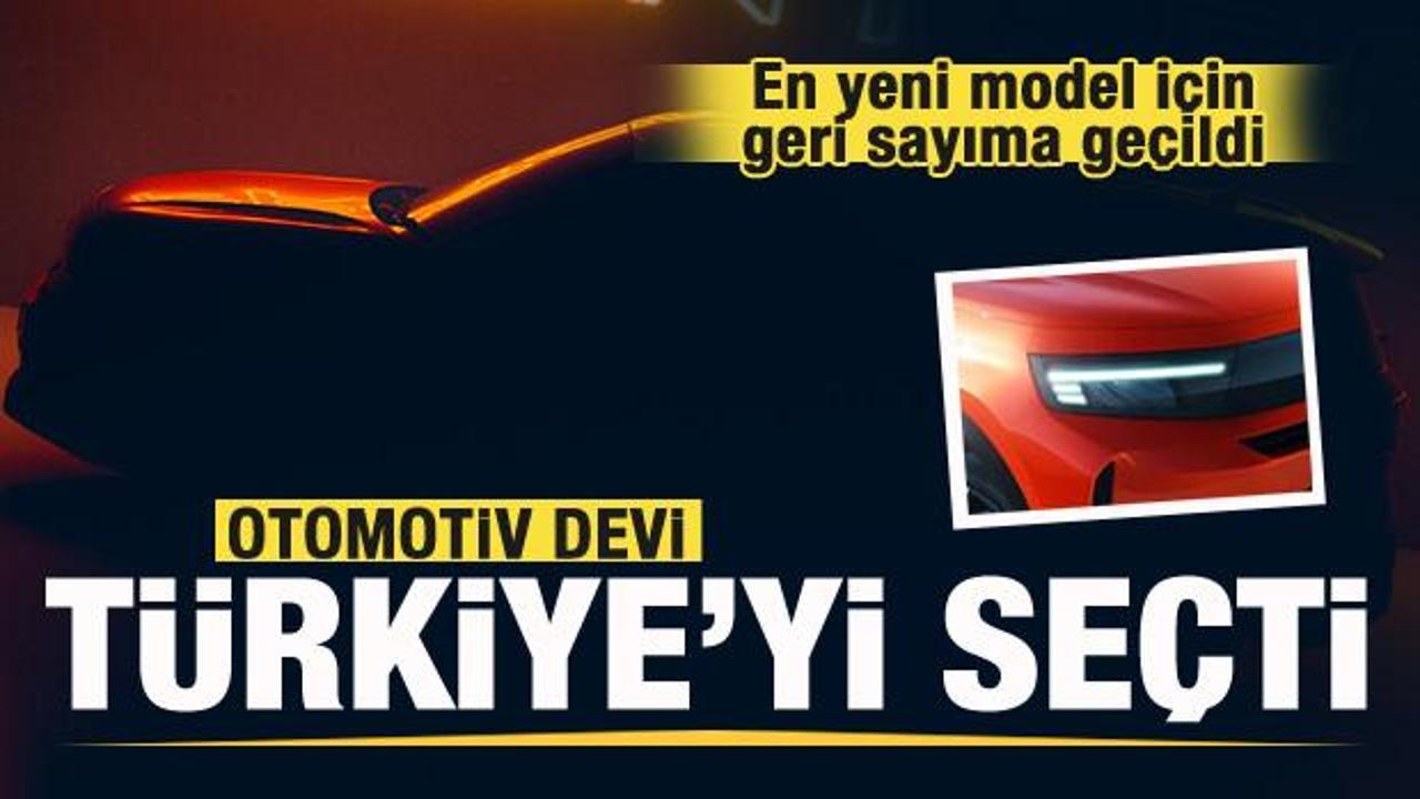 Otomotiv devi Opel geri sayıma geçti! Öncü modeli Frontera Türkiye’den dünyaya tanıtılacak