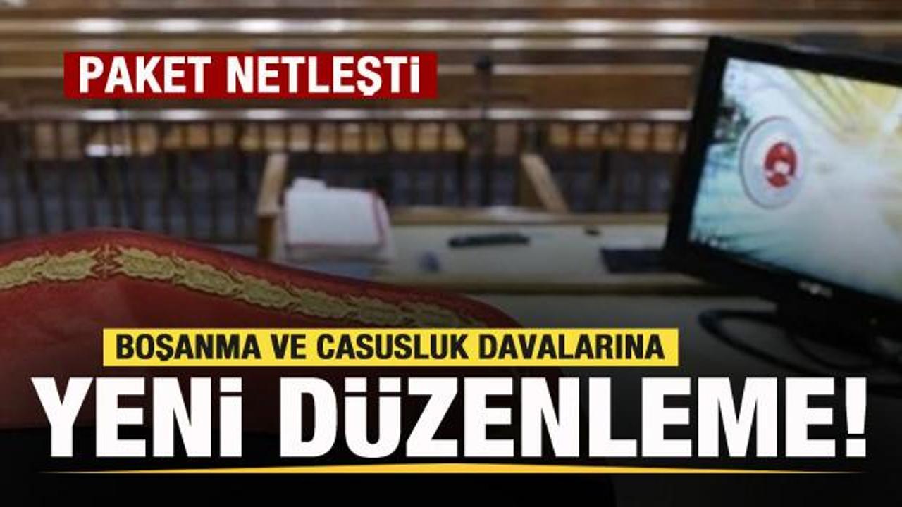 Paket netleşti! Boşanmada bekleme süresi değişiyor! Sosyal medyadan hakarete yeni ceza