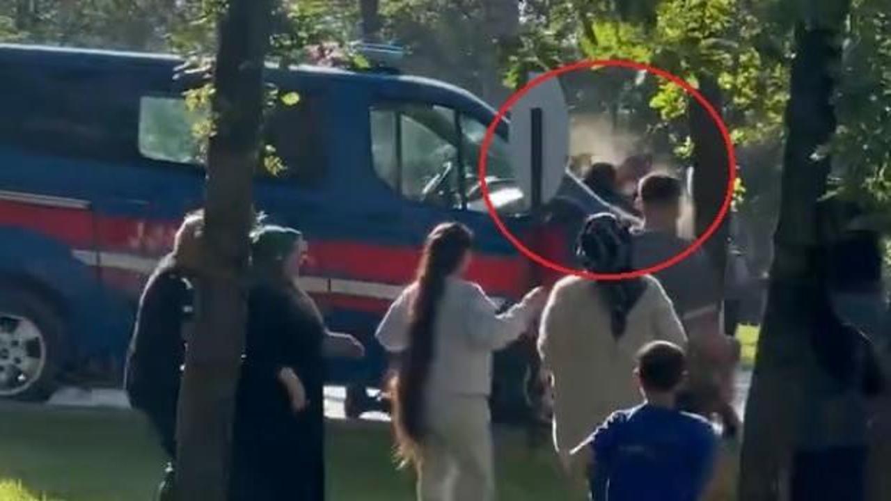 Piknik yeri kavgasına tutuştular! Jandarma biber gazıyla ayırdı