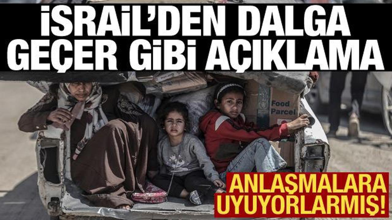 Refah’ı işgal eden İsrail’den skandal savunma: Barış anlaşmasını ihlal etmiyorlarmış!