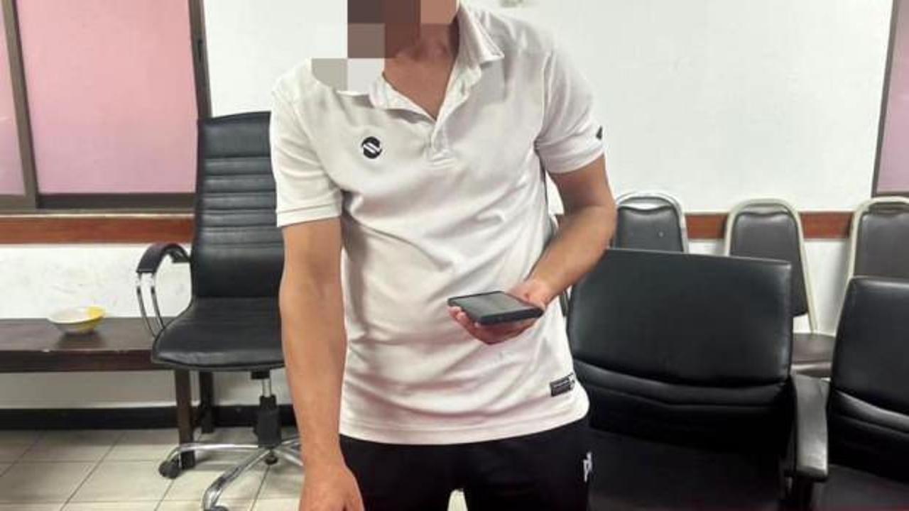 Tayland’da hatalı park yapan Türk, polis kilidini kırmaya çalışırken yakalandı