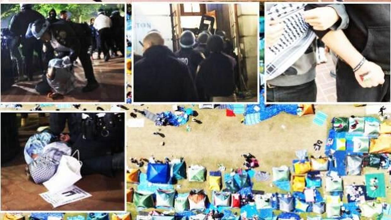Polis, Columbia Üniversitesi’ndeki Gazze Dayanışma Kampı’nı dağıttı