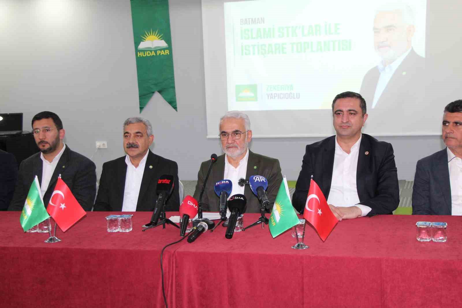 HÜDA PAR ‘dan Açıklama ”Silahların öyle veya böyle toprağa gömülmesi gerekir”