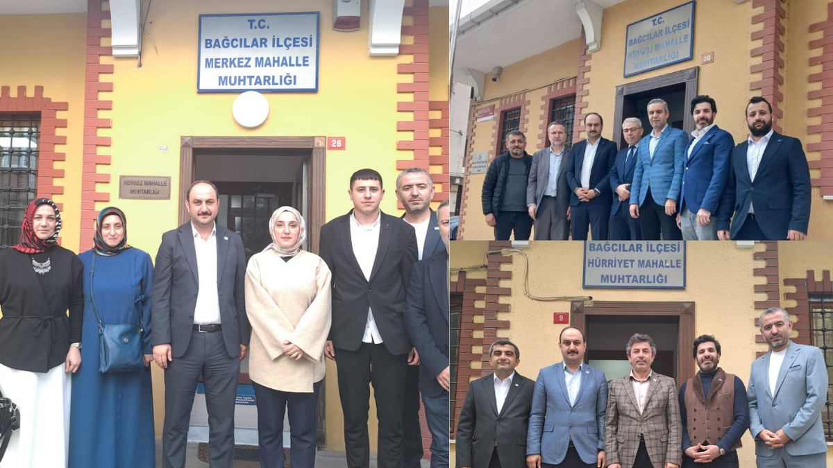 Anahtar Partisi Bağcılar İlçe Başkanlığı, Mahalle Muhtarlarını Ziyaret Ederek Yerel İşbirliğini Güçlendirdi
