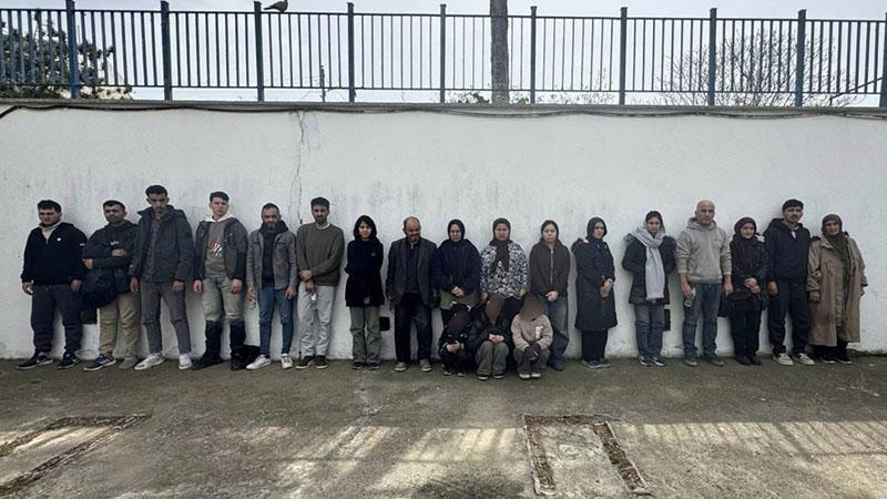 HUDUT BÖLGESİNDE 31 DÜZENSİZ GÖÇMEN YAKALANDI