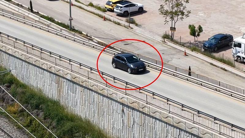 POLİSİN DRONUNDAN KAÇAMADI: GERİ VİTESTE 82 BİN LİRALIK HATA!