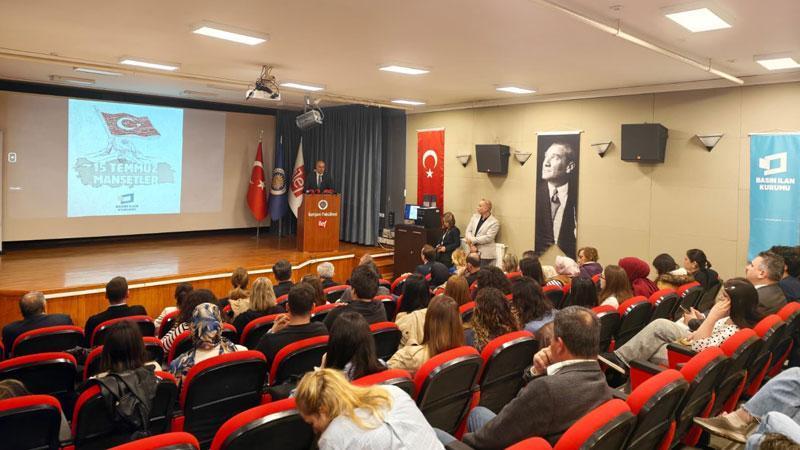 İLEF’te “15 Temmuz ve Gazetecilik” Atölyesi