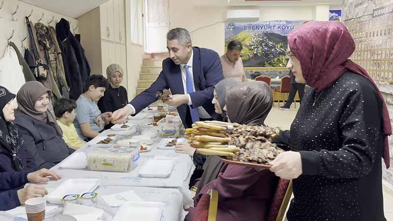 Erzurum’da Anneler Günü’nde Cağ Kebabı Etkinliği
