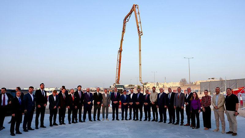 Bakan Fidan Doha’da İnşaat Alanındaydı: Yeni Türk Okulu Yükseliyor