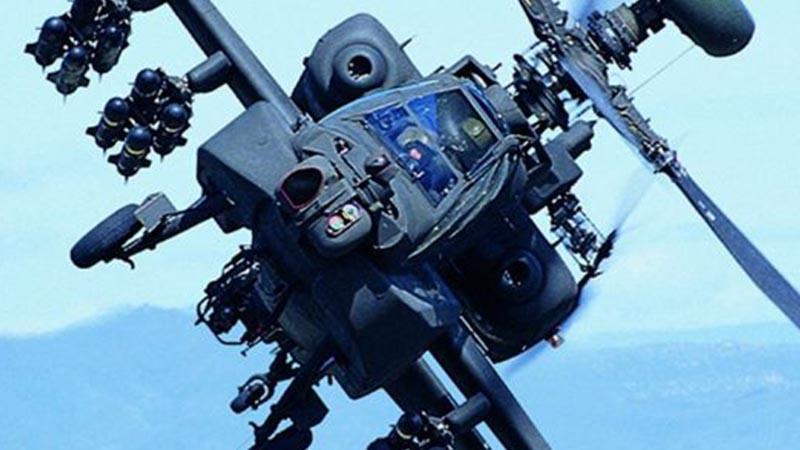 ABD HELİKOPTERİ TARLAYA ACİL İNİŞ YAPTI