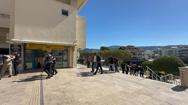 MARMARİS’TEKİ KURŞUNLAMA OPERASYONUNA 9 TUTUKLAMA