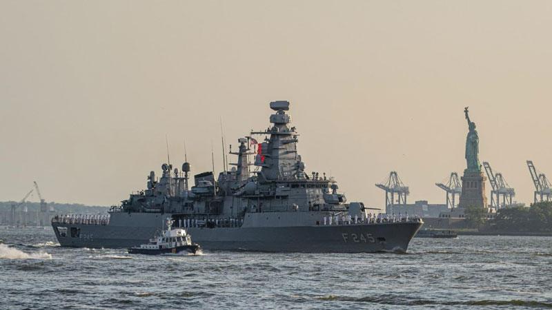 TCG Oruçreis, ABD’nin 250’ncu Kuruluş Yıl Dönümünde New York’u Ziyaret Etti