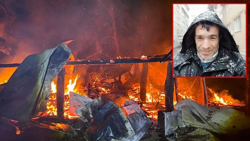 BARAKA YANGININDA CAN VERDİ: ALEVLERİN ARASINDA MAHSUR KALDI