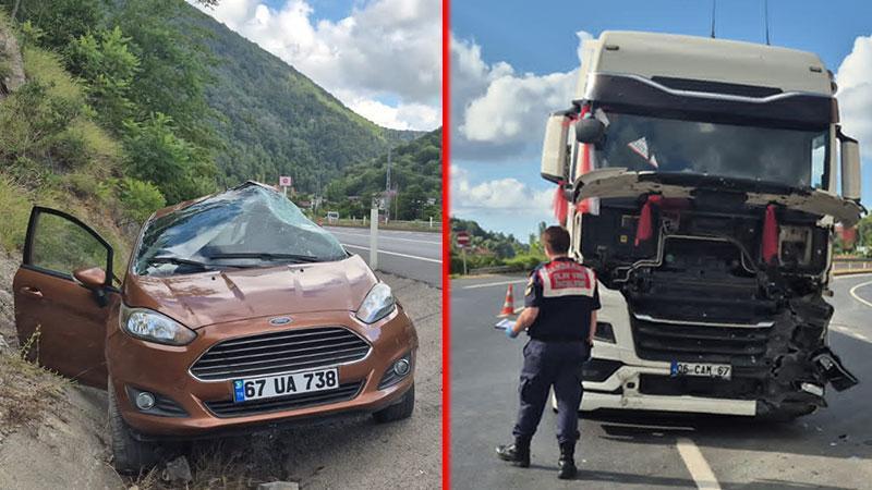 Zonguldak’ta Otomobil ile TIR Çarpıştı: Karı Koca Hayatını Kaybetti