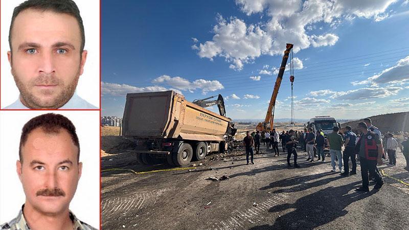 Ankara’da hafriyat kamyonları kafa kafaya çarpıştı: 2 belediye çalışanı hayatını kaybetti